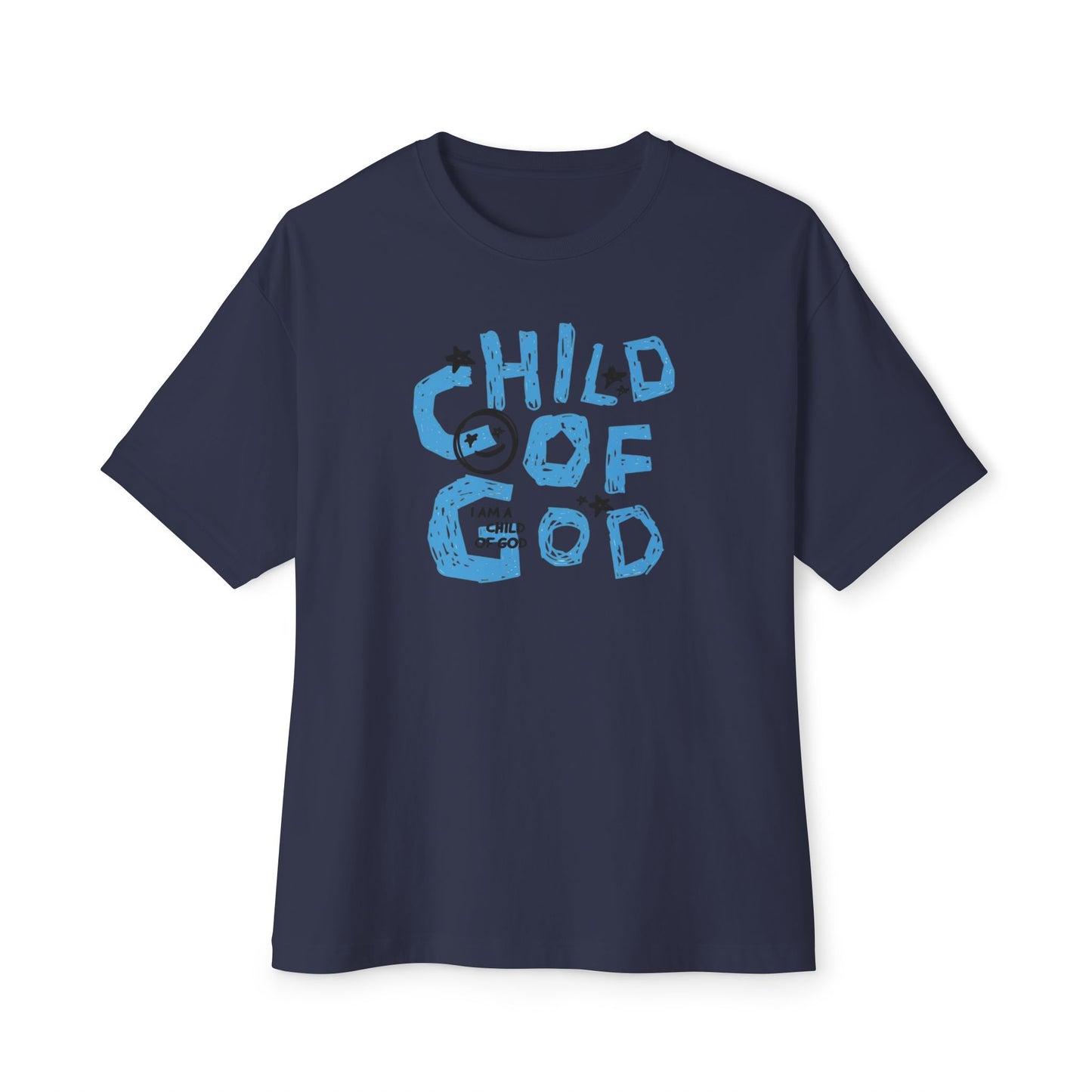 Children of God Oversized Tee – Comfortable Unisex Boxy Shirt for Faith, Casual Wear, Gifts, Spiritual Occasions, Back to School