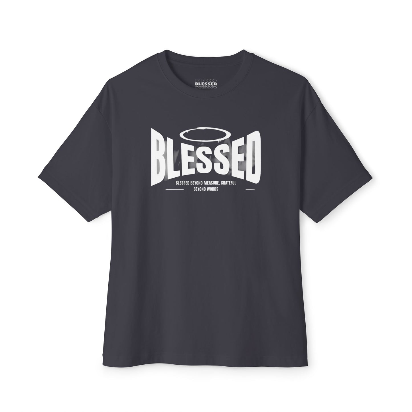 Blessed Unisex Oversized Boxy Tee, Comfortable Casual Shirt, Perfect Gift for Christians, Relaxed Fit Tee, Inspirational Apparel