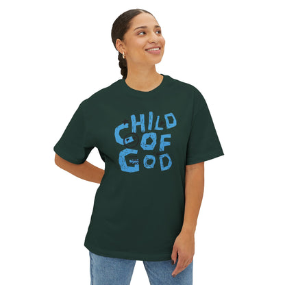 Children of God Oversized Tee – Comfortable Unisex Boxy Shirt for Faith, Casual Wear, Gifts, Spiritual Occasions, Back to School