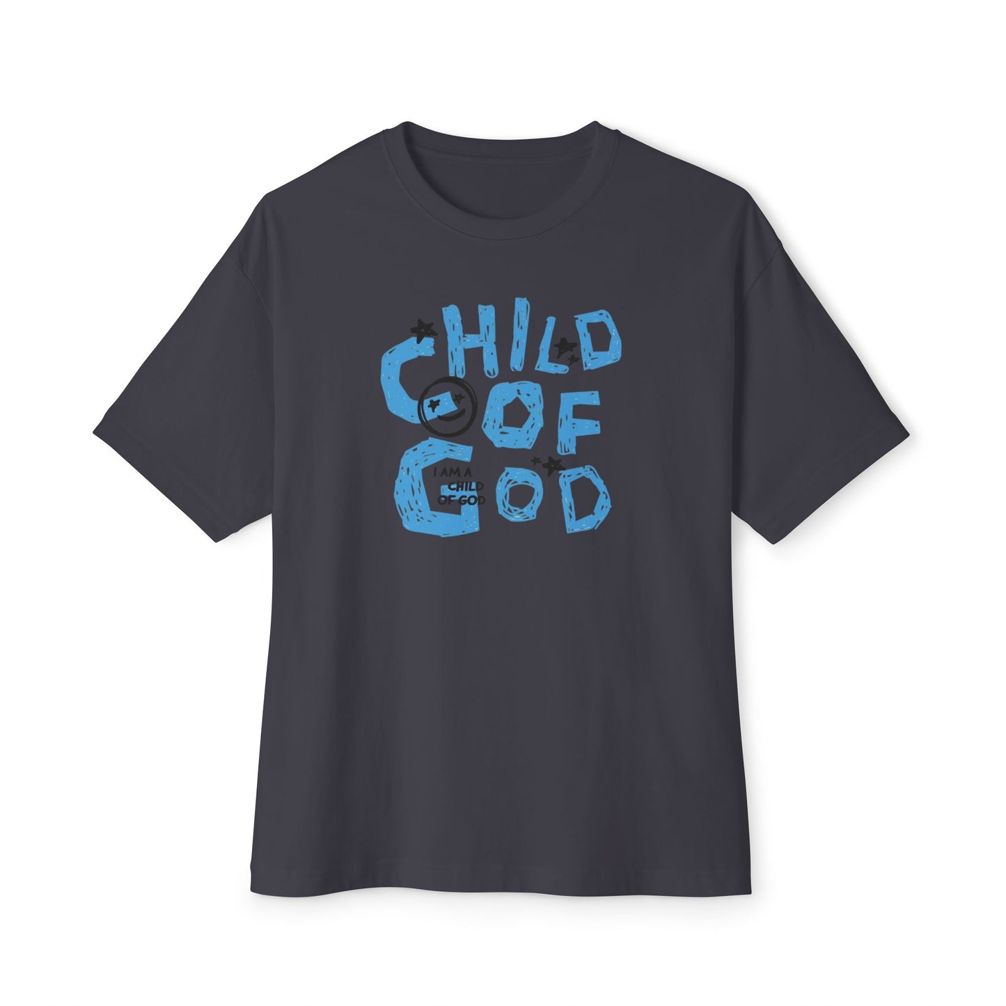 Children of God Oversized Tee – Comfortable Unisex Boxy Shirt for Faith, Casual Wear, Gifts, Spiritual Occasions, Back to School