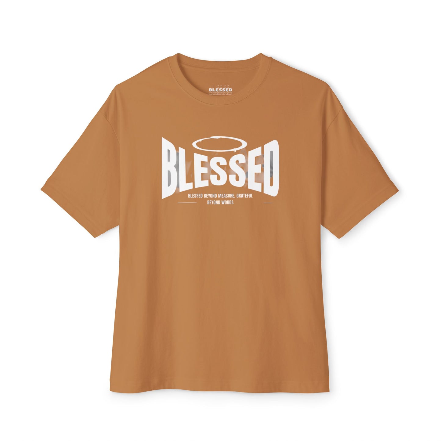Blessed Unisex Oversized Boxy Tee, Comfortable Casual Shirt, Perfect Gift for Christians, Relaxed Fit Tee, Inspirational Apparel