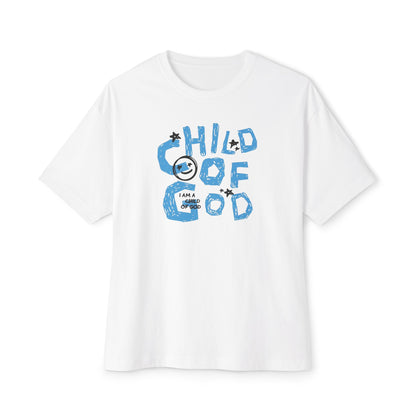 Children of God Oversized Tee – Comfortable Unisex Boxy Shirt for Faith, Casual Wear, Gifts, Spiritual Occasions, Back to School