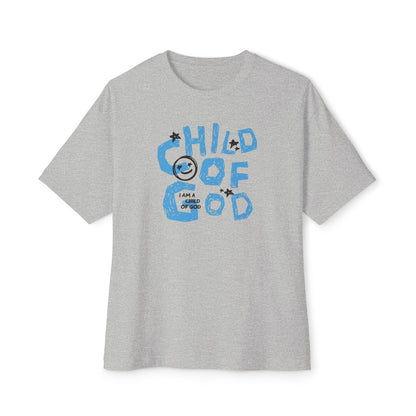 Children of God Oversized Tee – Comfortable Unisex Boxy Shirt for Faith, Casual Wear, Gifts, Spiritual Occasions, Back to School