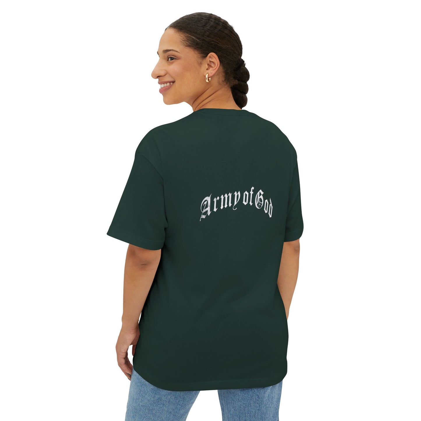 Blessed Unisex Oversized Boxy Tee, Comfortable Casual Shirt, Perfect Gift for Christians, Relaxed Fit Tee, Inspirational Apparel