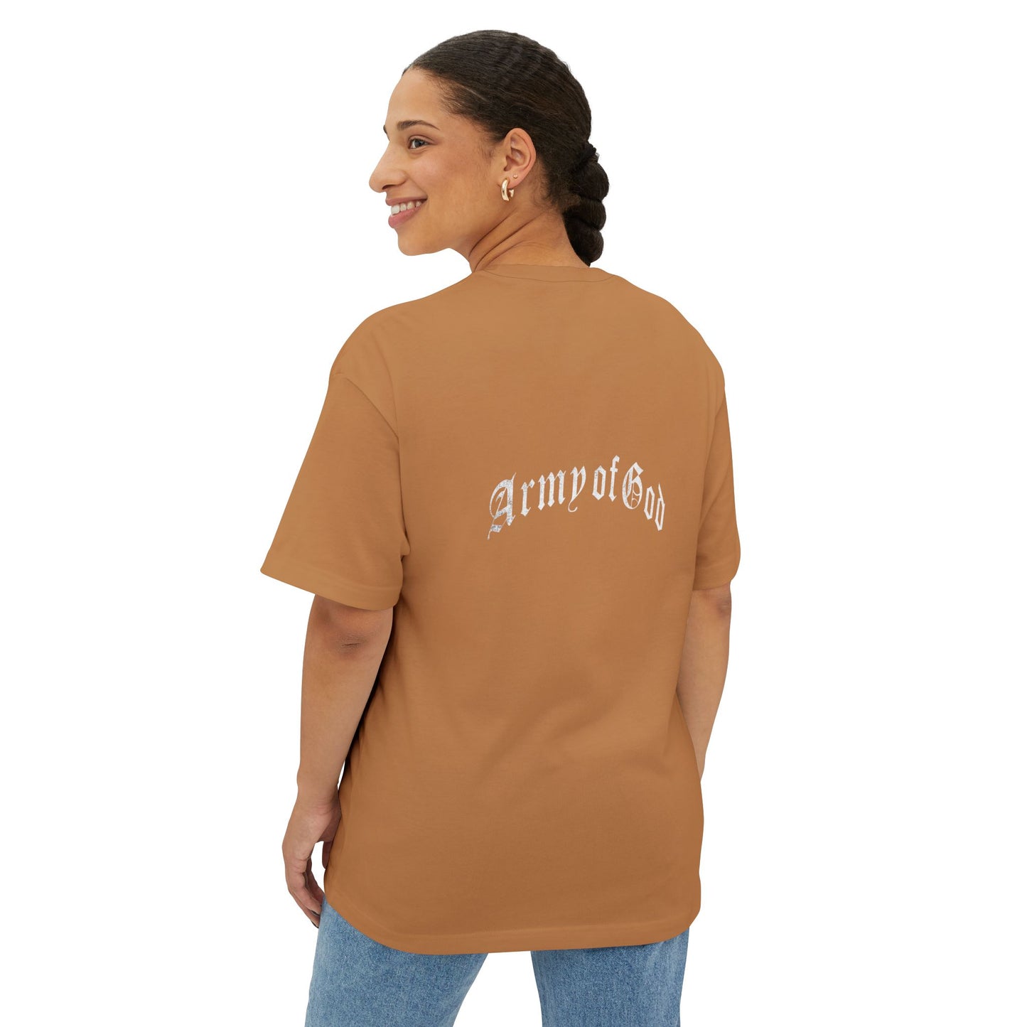 Blessed Unisex Oversized Boxy Tee, Comfortable Casual Shirt, Perfect Gift for Christians, Relaxed Fit Tee, Inspirational Apparel